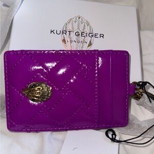 Kurt Geiger Purple Key Card Holder